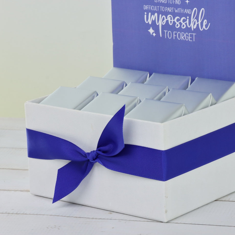 Retirement boss message designed premium chocolate small hamper