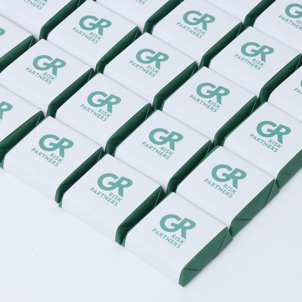 Corporate branded sleeve designed premium loose chocolate