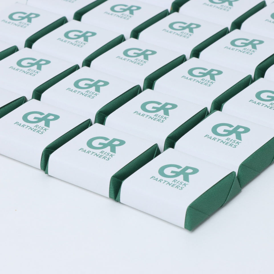 Corporate branded sleeve designed premium loose chocolate