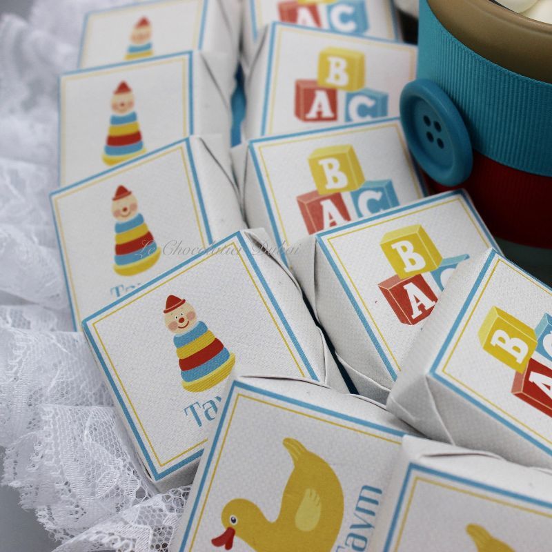 Toy store designed personalized chocolate