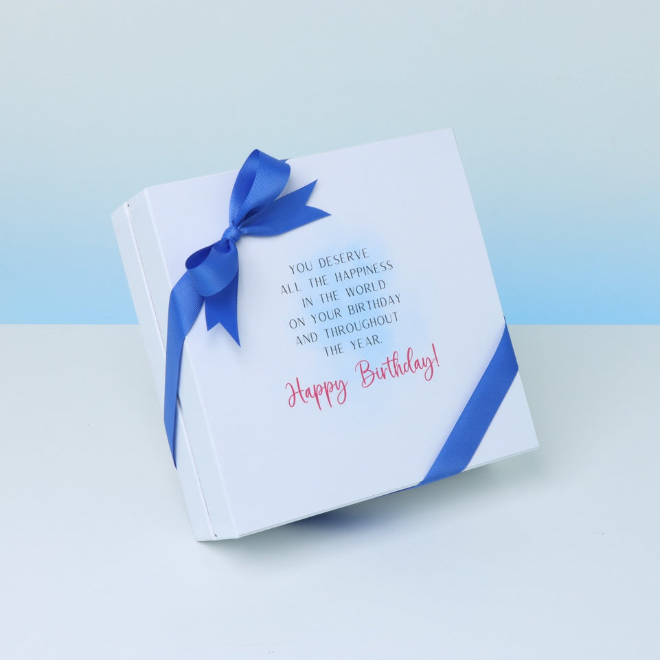 Birthday you deserve happiness 25-piece chocolate hard box