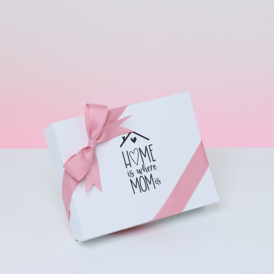 Mother's day "home" designed 12P premium chocolate hard box