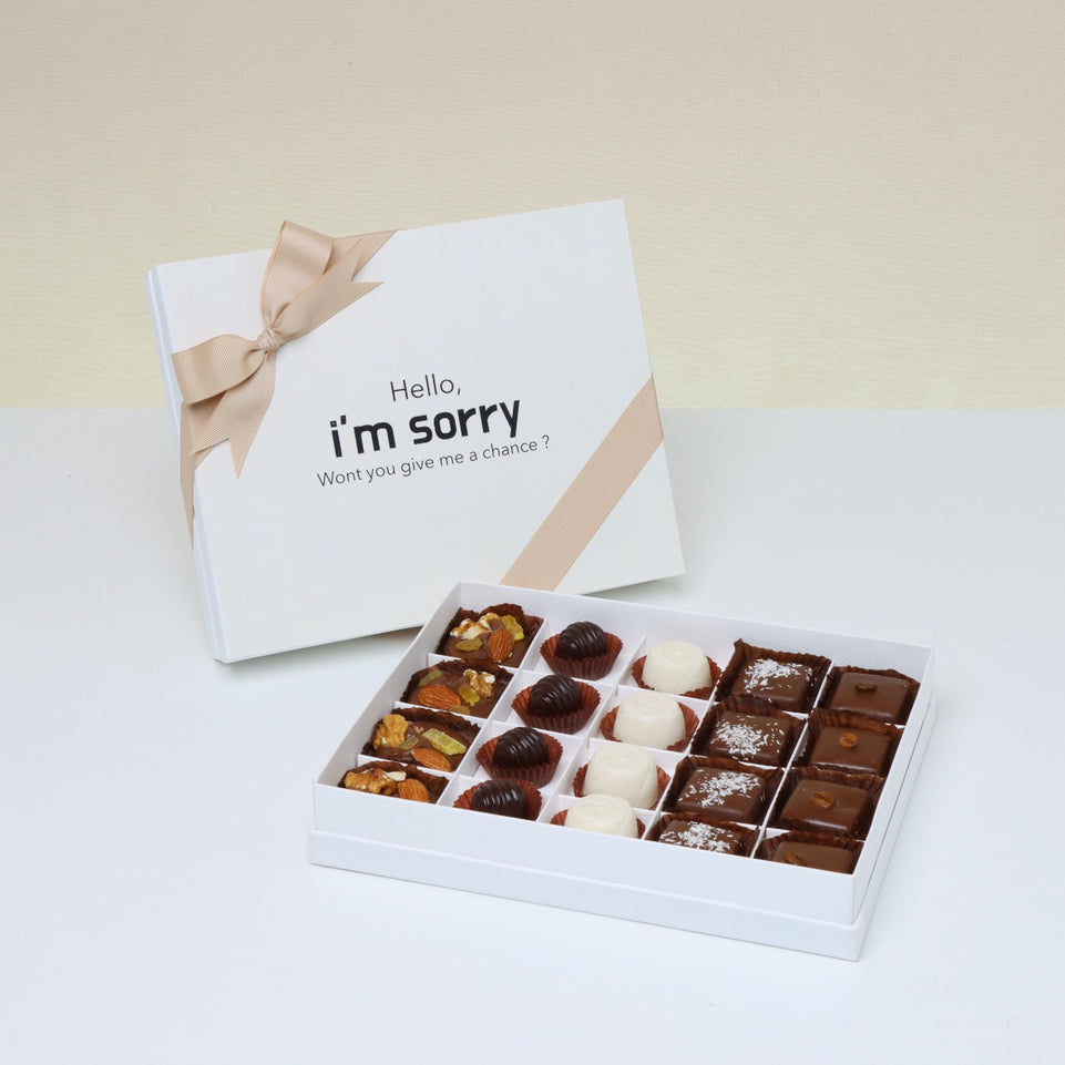 Hello, I'm sorry designed 20P premium chocolate hard box