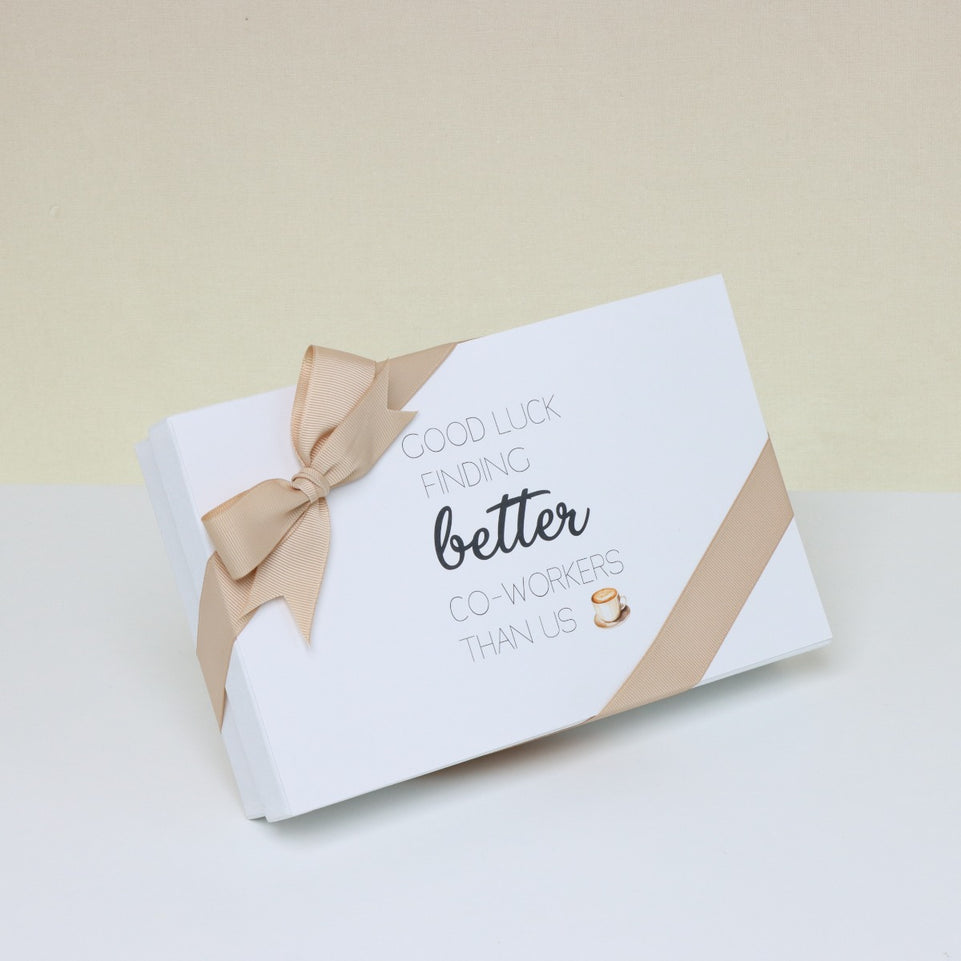 Good luck finding better co-worker than us 15piece premium chocolate hard box