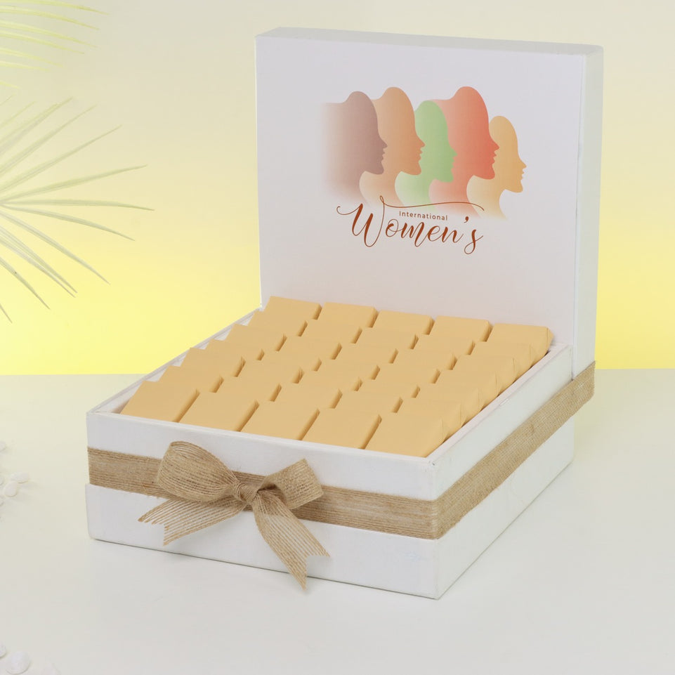 "International women's day" classic designed premium chocolate large hamper