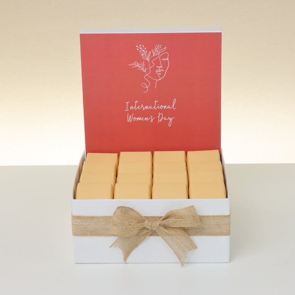 International women's day designed premium chocolate medium hamper