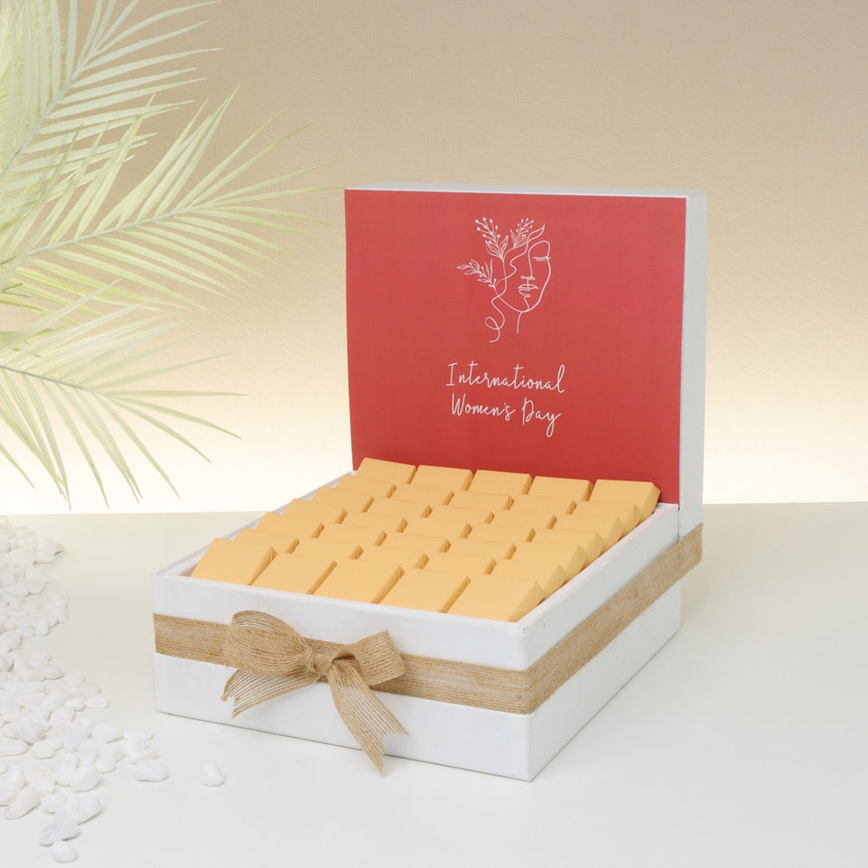 International women's day designed premium chocolate large hamper
