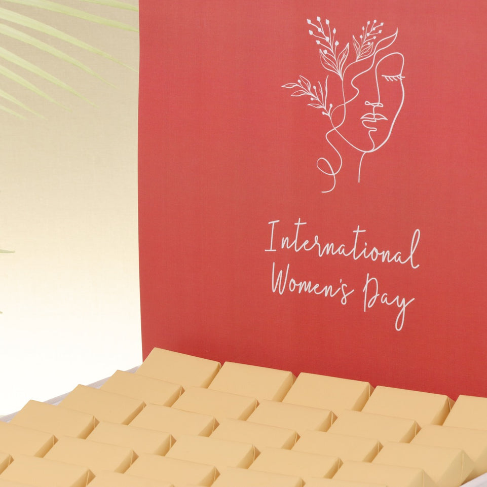 International women's day designed premium chocolate large hamper