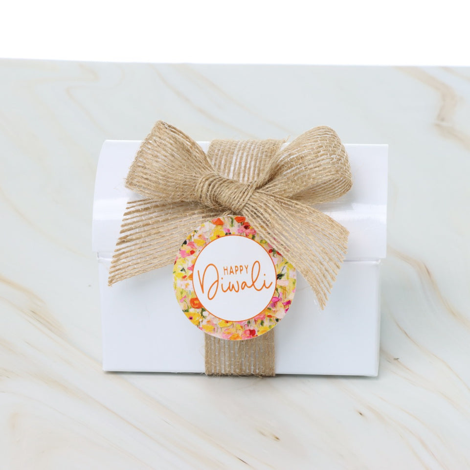 Set of 20 Happy Diwali floral designed premium chocolate chest soft box