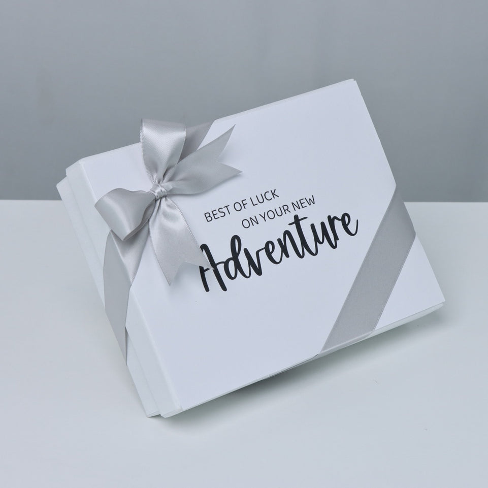Good luck on your new adventure designed 12-piece premium chocolate hard box