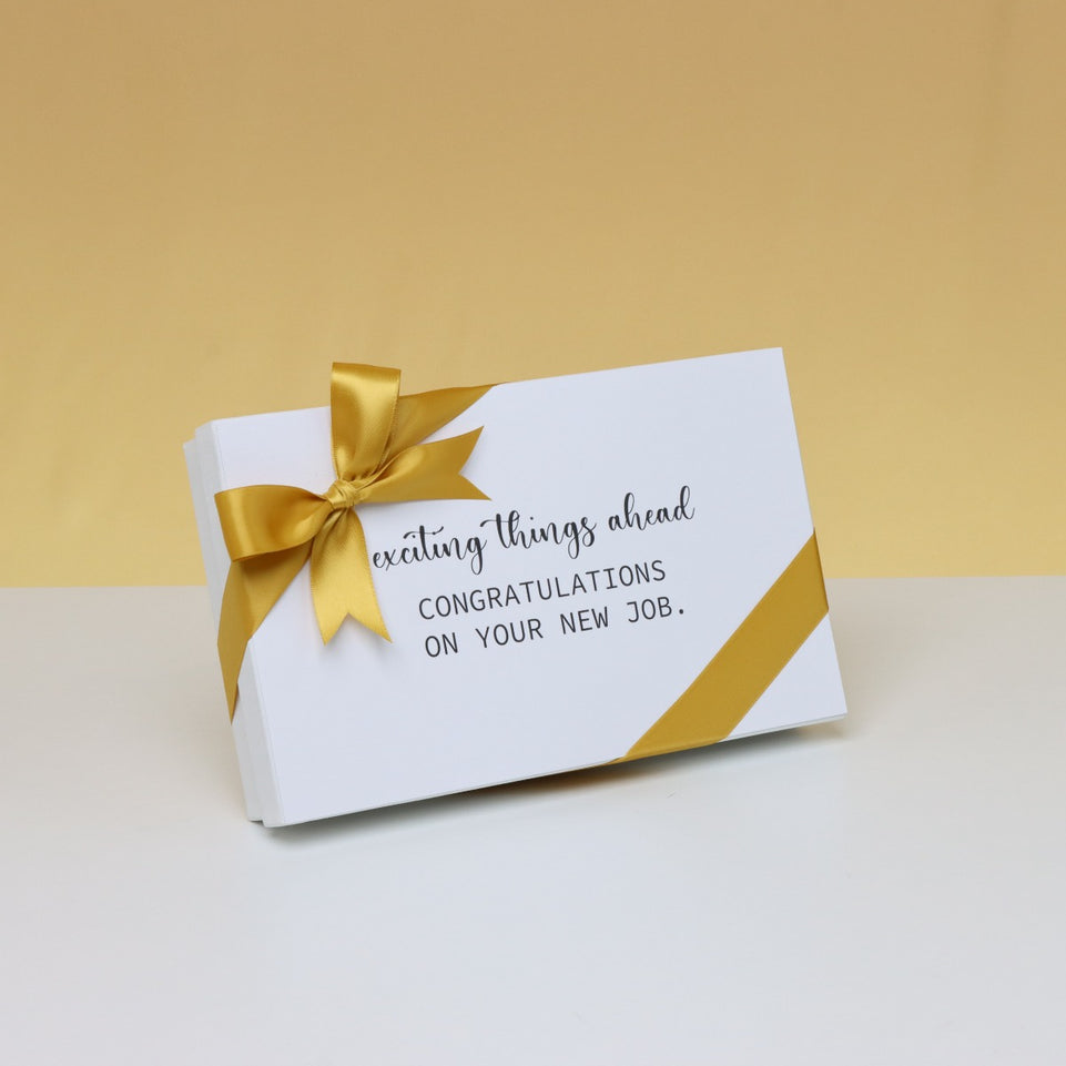 Congratulations on your new job 15piece premium chocolate hard box