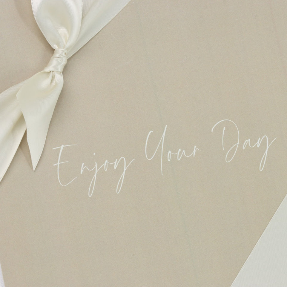 Enjoy your day minimalist designed 12-piece premium chocolate hard box