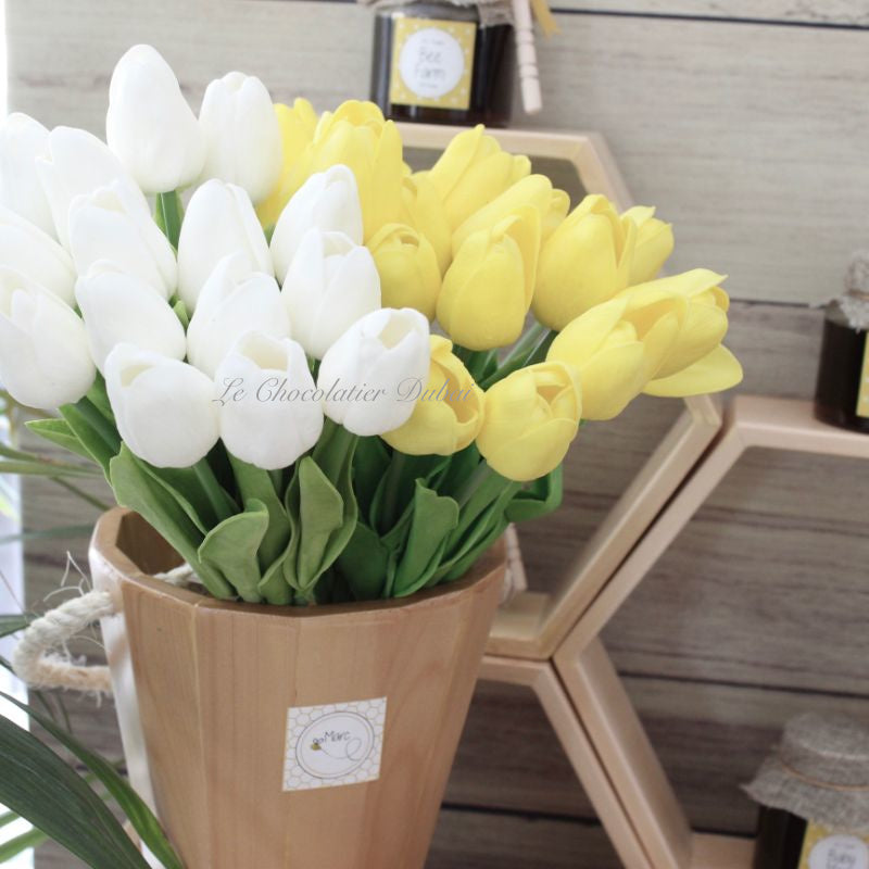 Luxury rustic honey bee theme decorated chocolate & giveaway dessert table