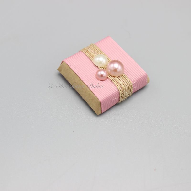 Luxury pearl decorated chocolate