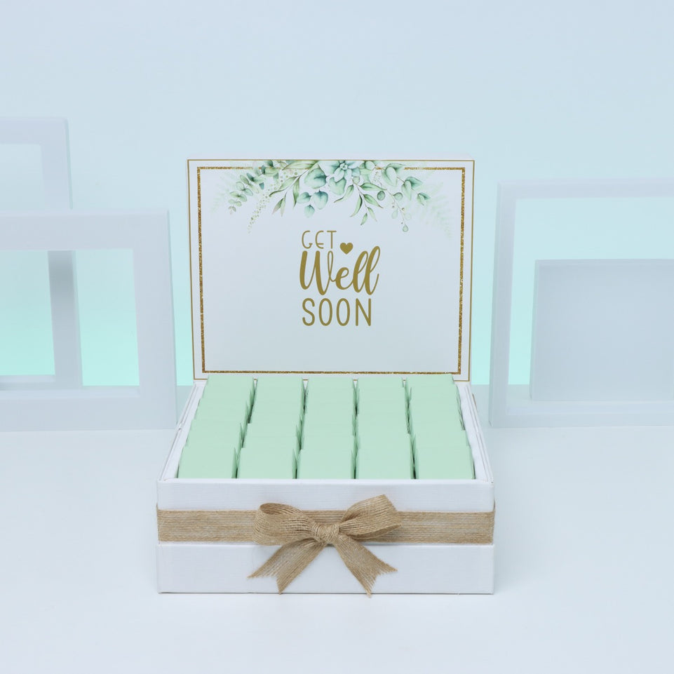 Get well soon rustic designed premium chocolate large hamper