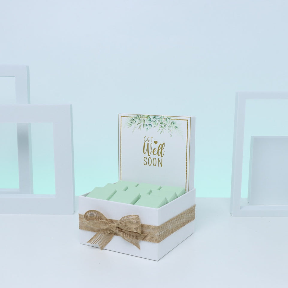 Get well soon rustic designed premium chocolate small hamper