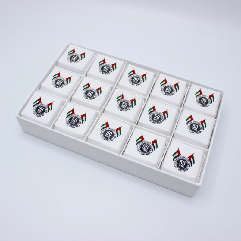 National day designed premium chocolate 15P hard box