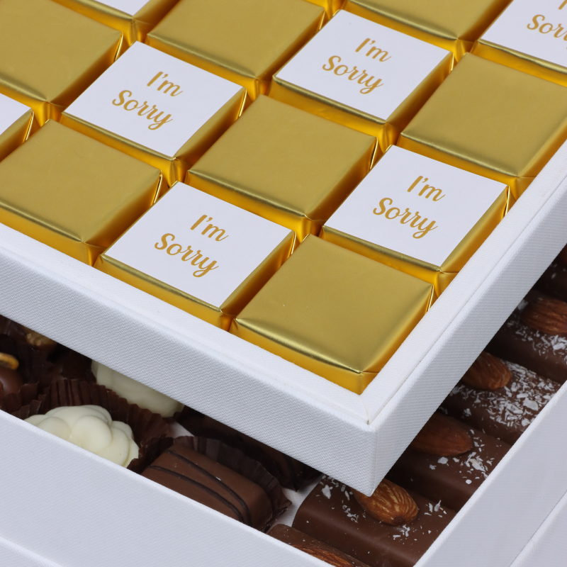 I'm sorry classic gold designed 2-layer chocolate hard box
