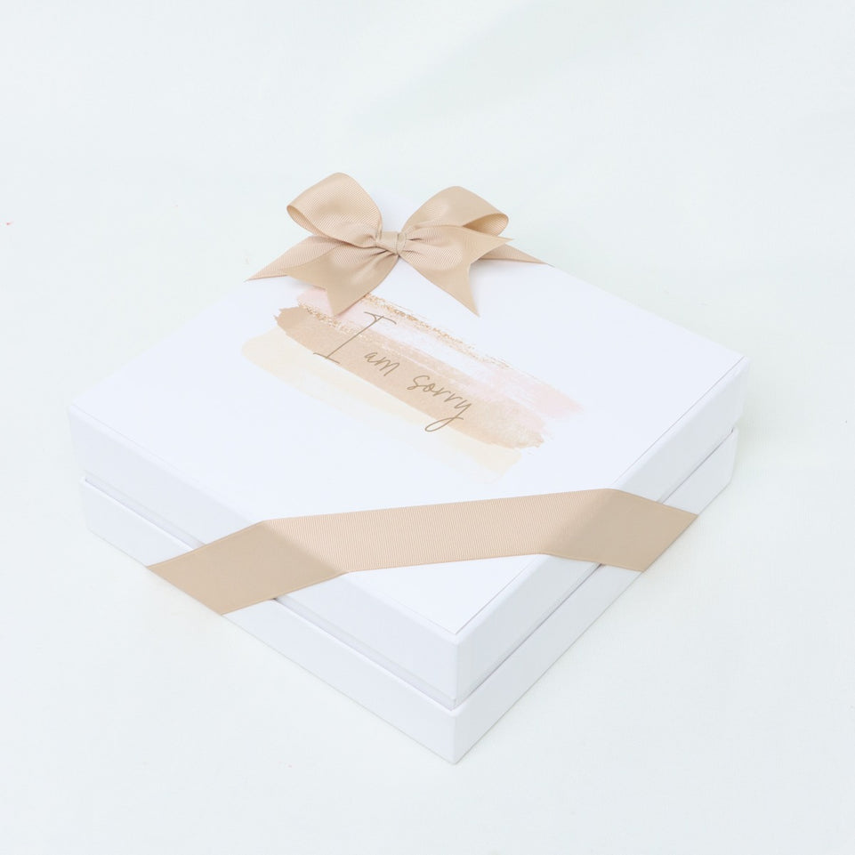 I'm sorry stain designed premium chocolate hard box