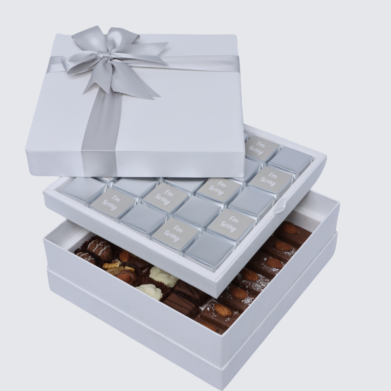 I'm sorry classic silver designed 2-layer chocolate hard box