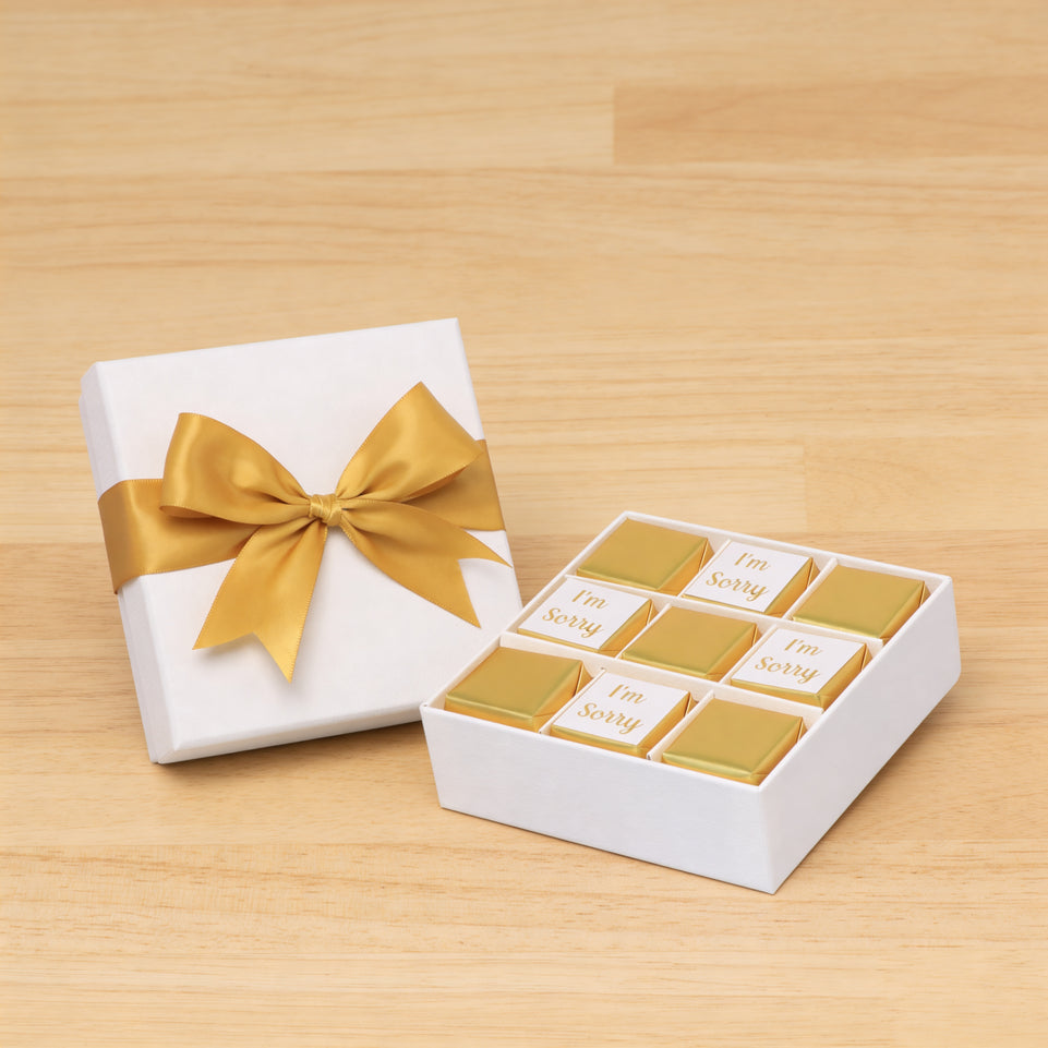 I'm sorry classic gold designed 9P chocolate hard box