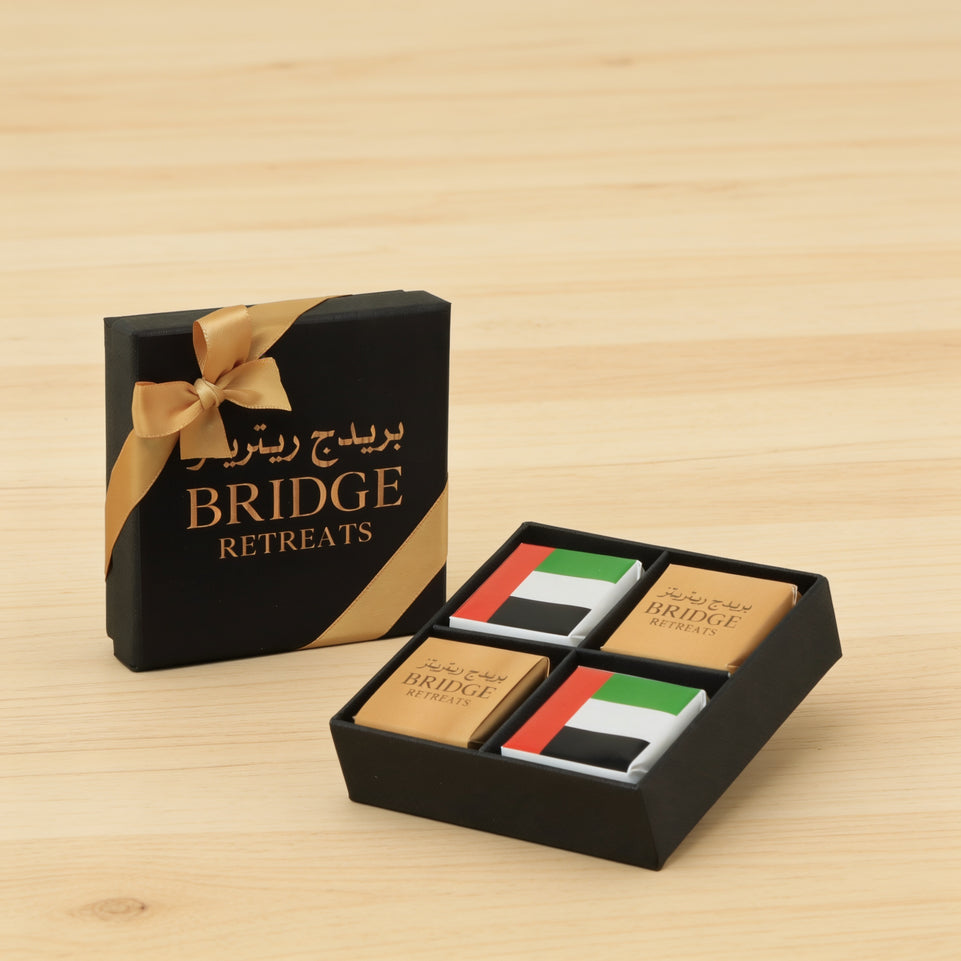 Set of 15 Corporate customized premium chocolate 4P hard box