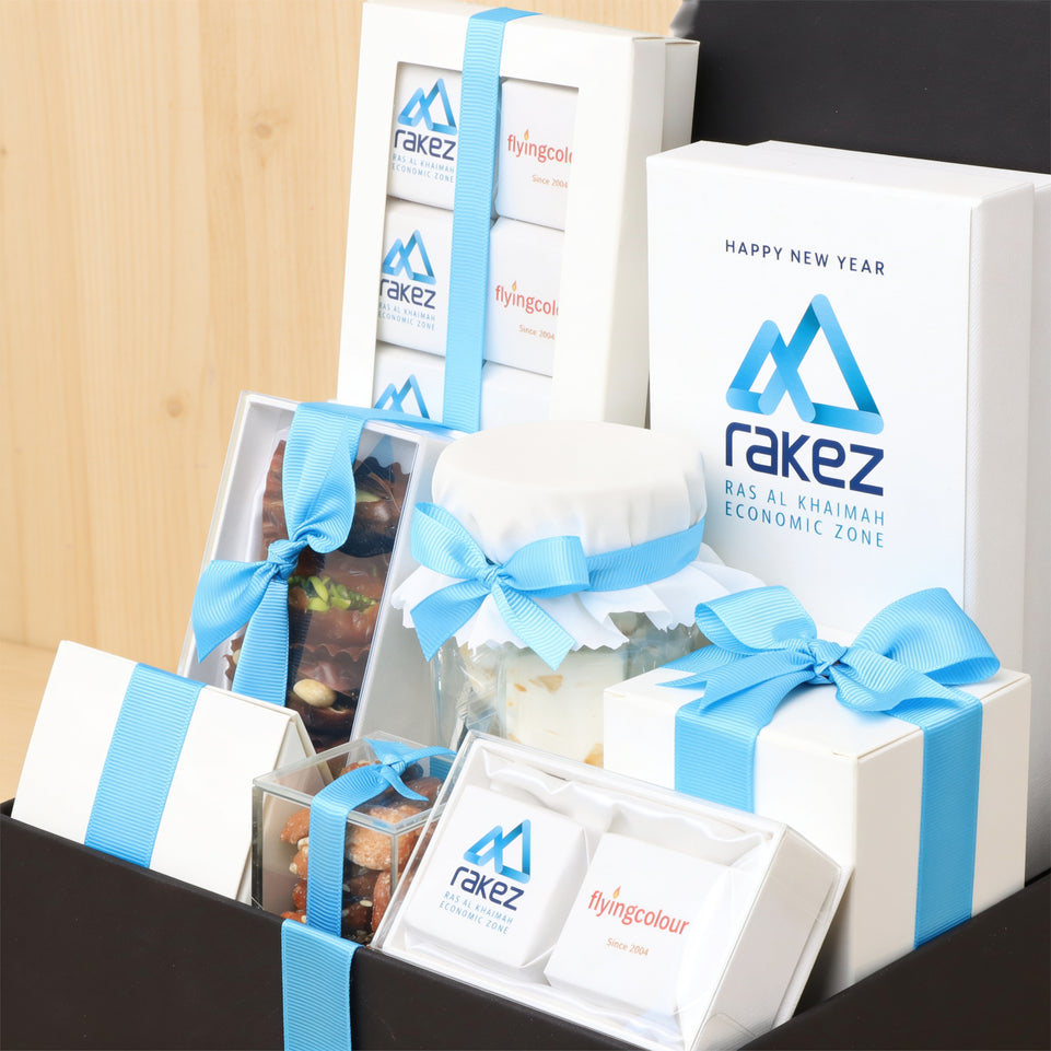 Corporate customized premium chocolate & sweets large hamper