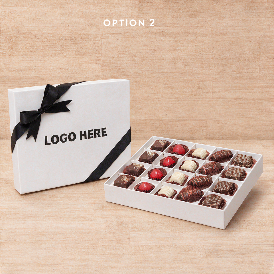 Corporate customized premium chocolate 20P hard box