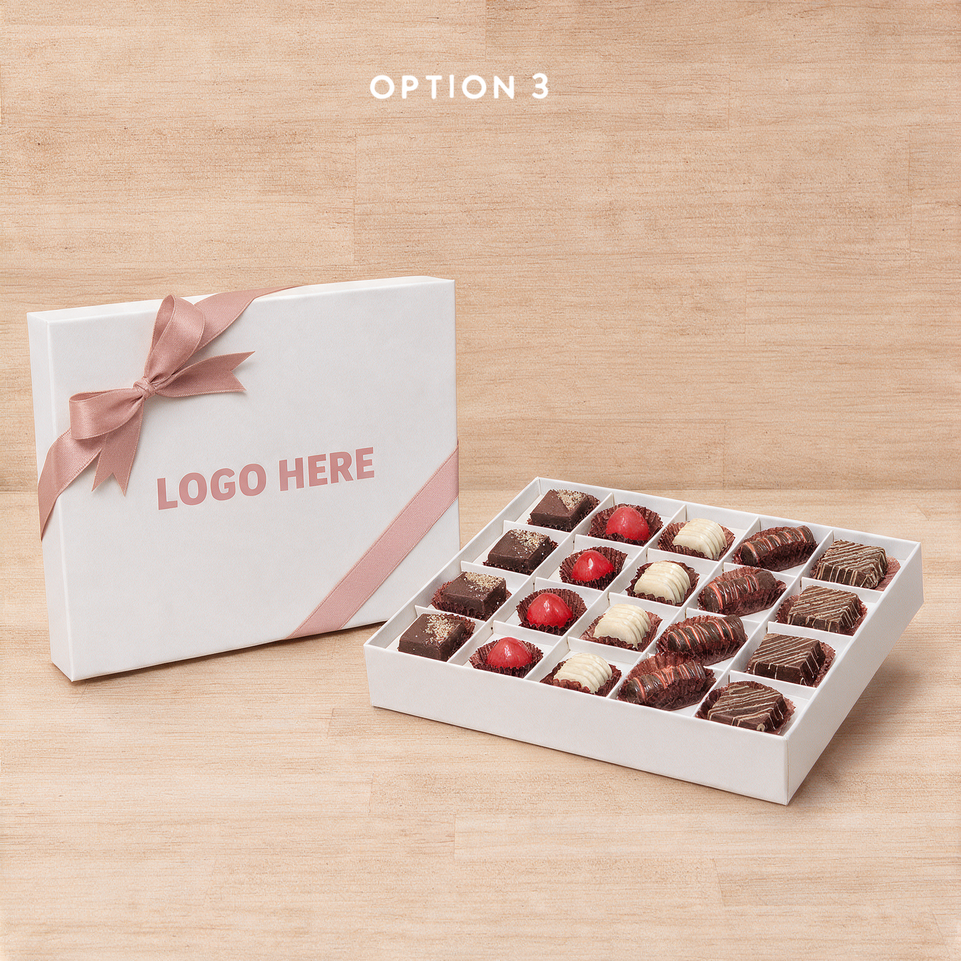 Corporate customized premium chocolate 20P hard box