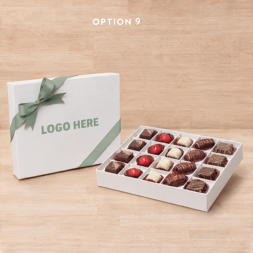 Corporate customized premium chocolate 20P hard box