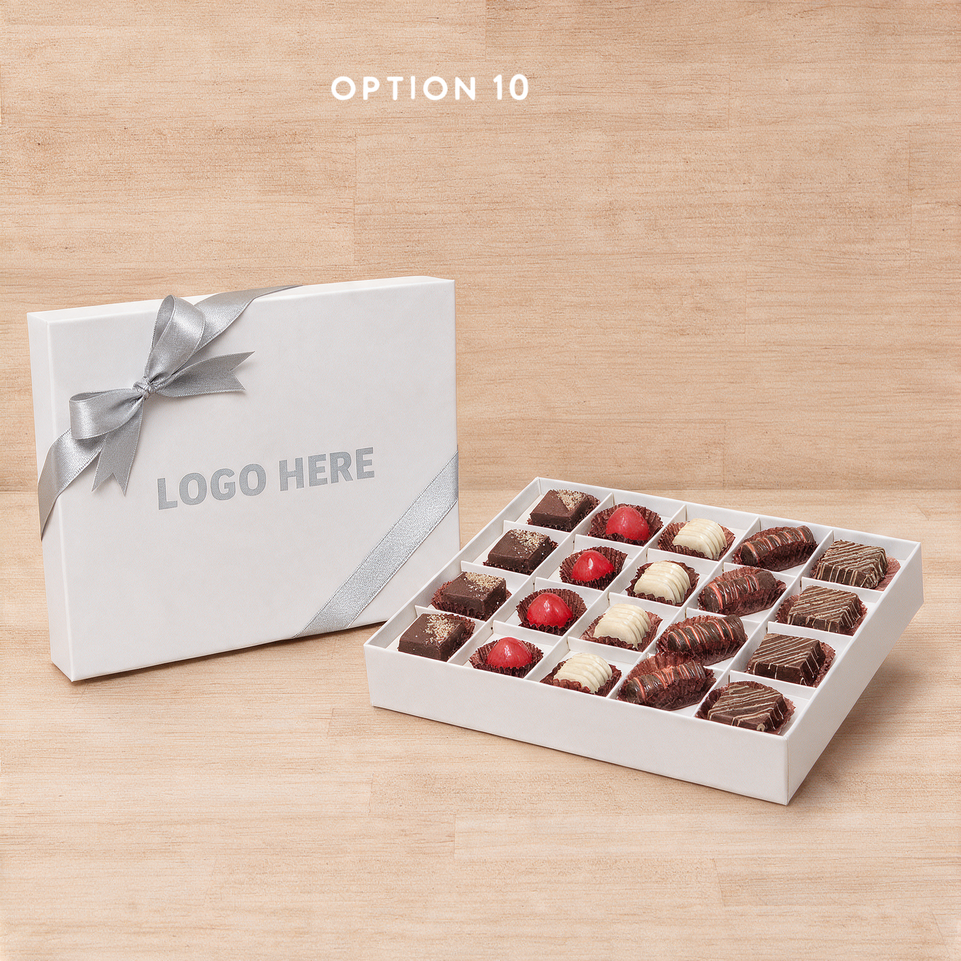 Corporate customized premium chocolate 20P hard box