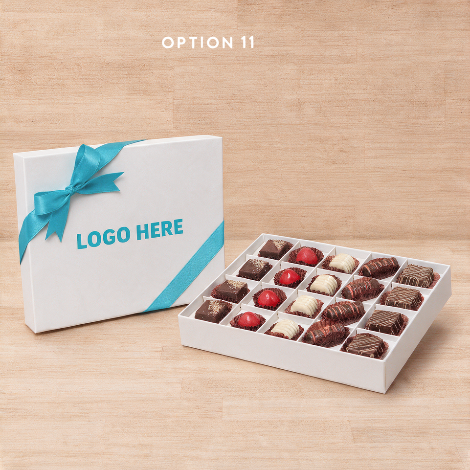 Corporate customized premium chocolate 20P hard box