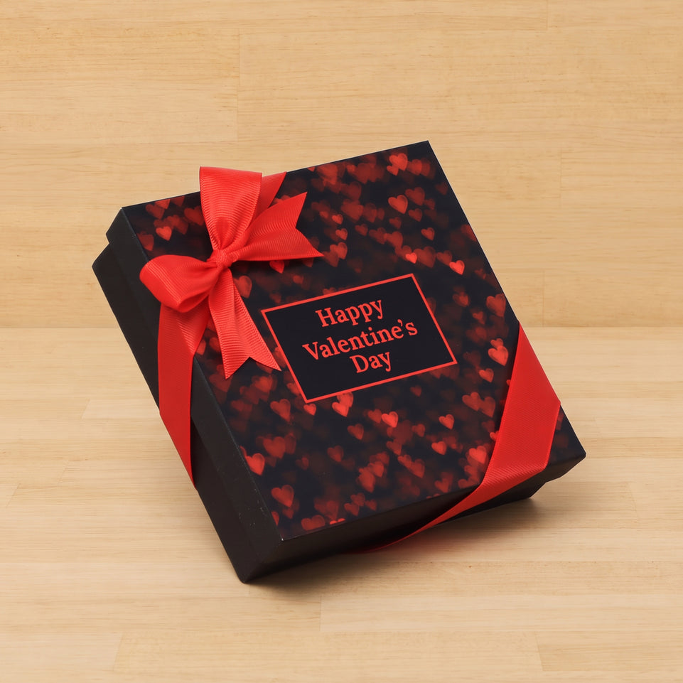 Happy Valentine's Day heart designed 9P premium chocolate gift box