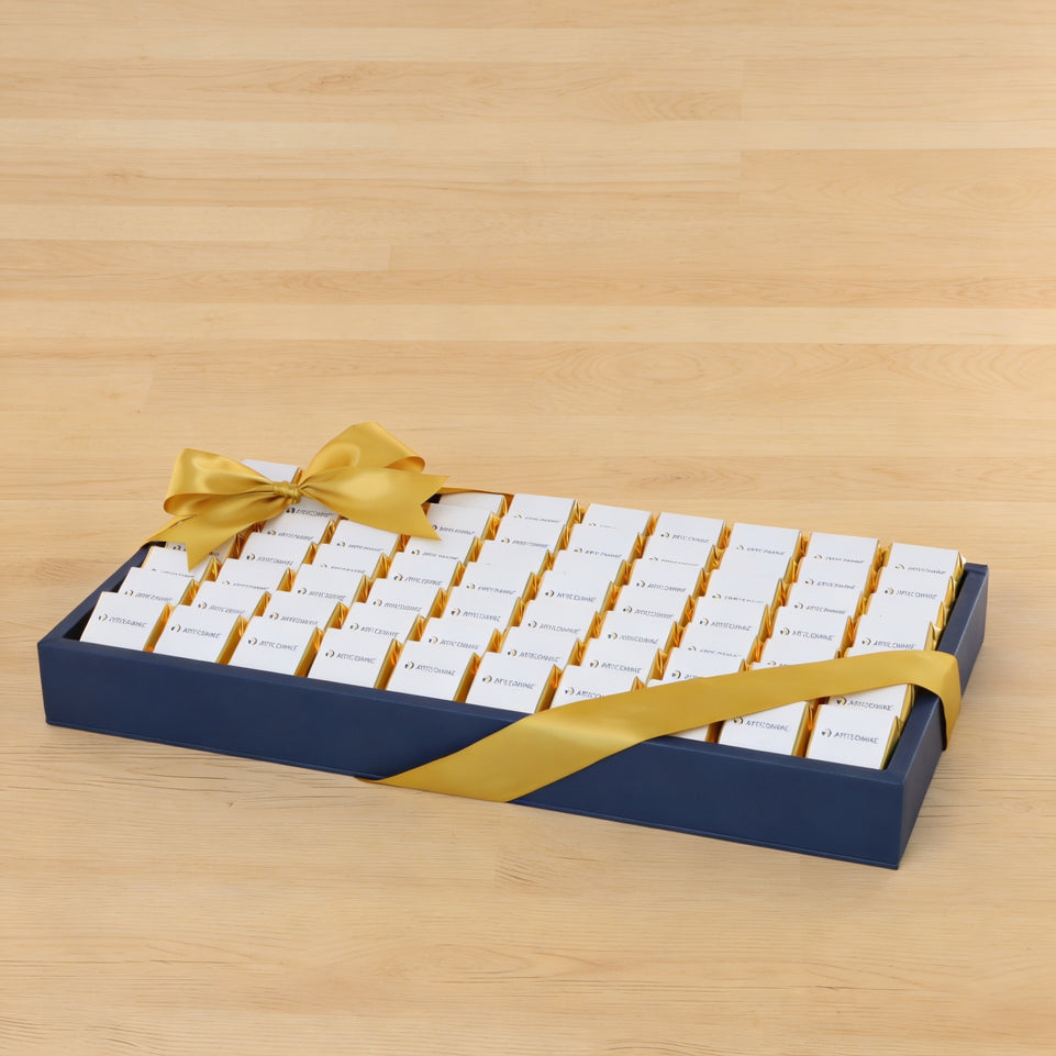 Corporate customized premium chocolate medium leather tray