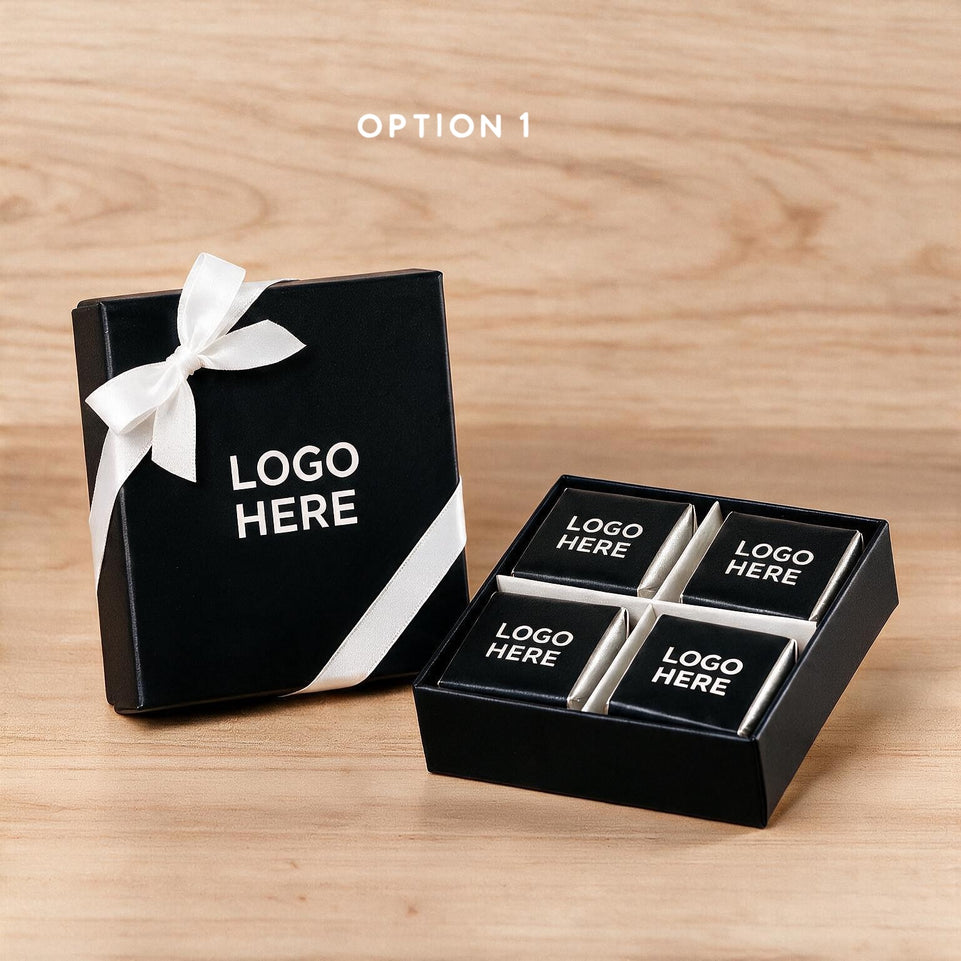 Set of 15 Corporate customized premium chocolate 4P hard box