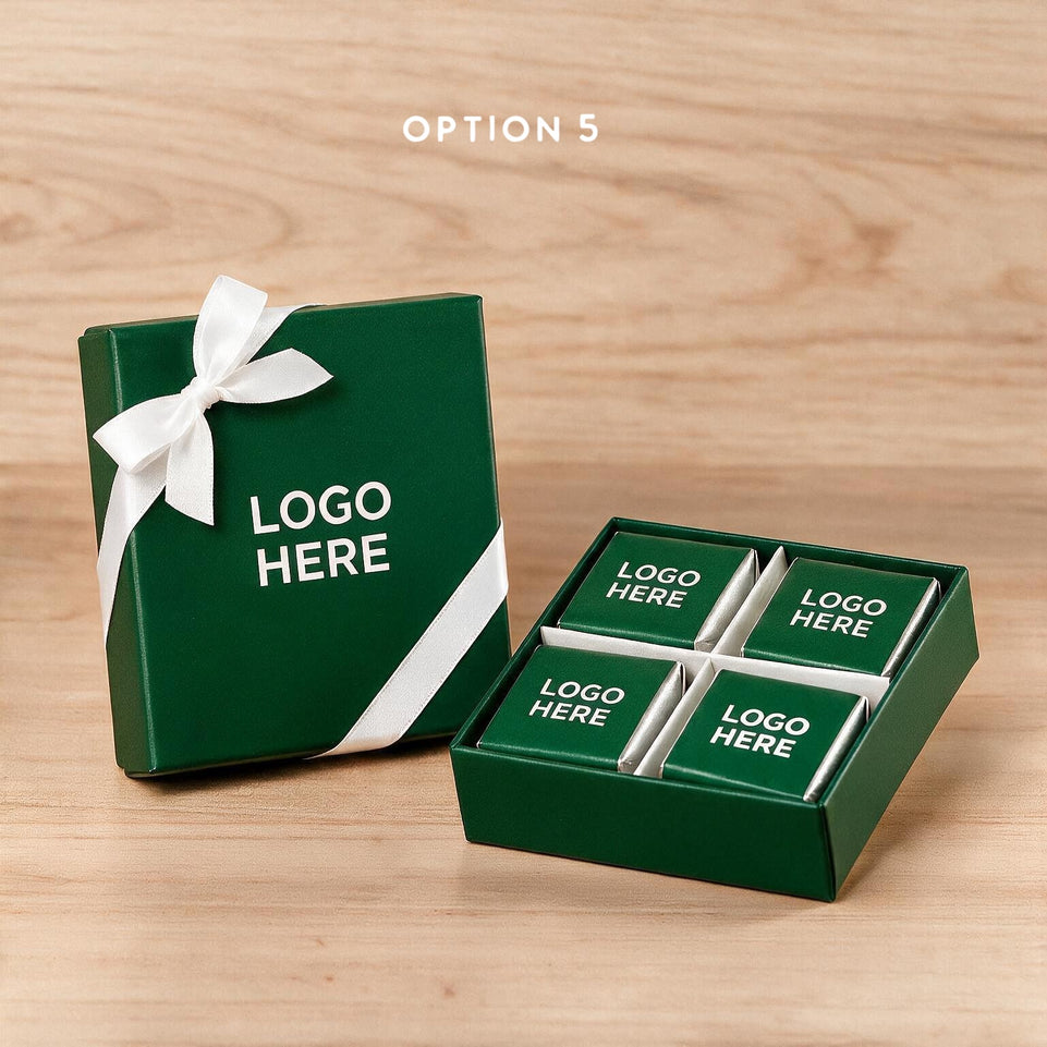Set of 15 Corporate customized premium chocolate 4P hard box
