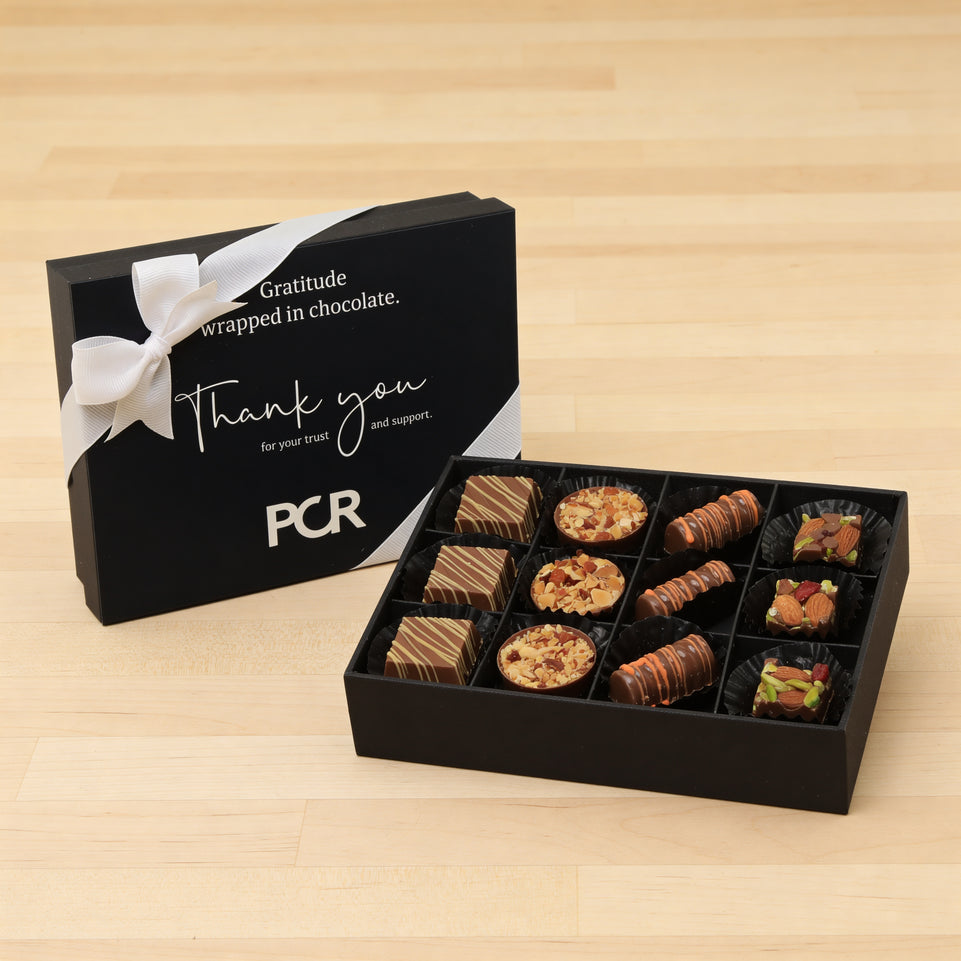 Set of 5 Corporate customized premium chocolate 12P hard box