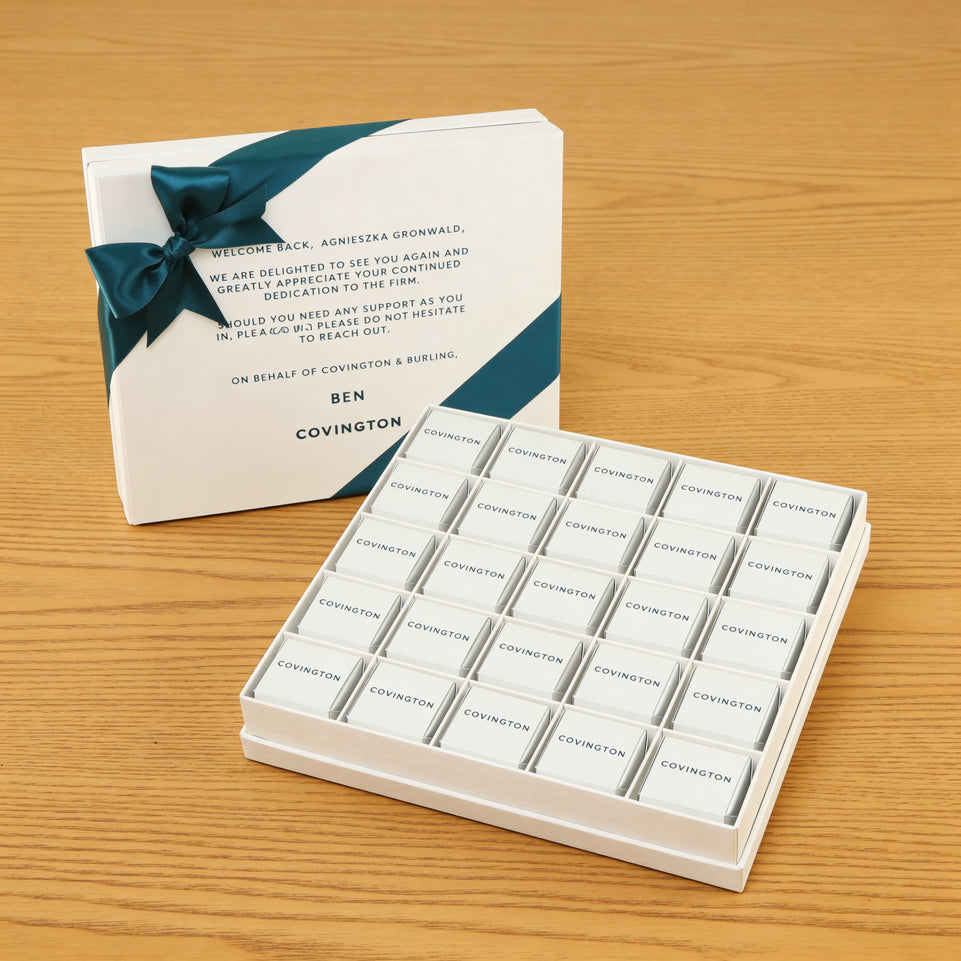 Set of 3 Corporate customized premium chocolate 20P hard box