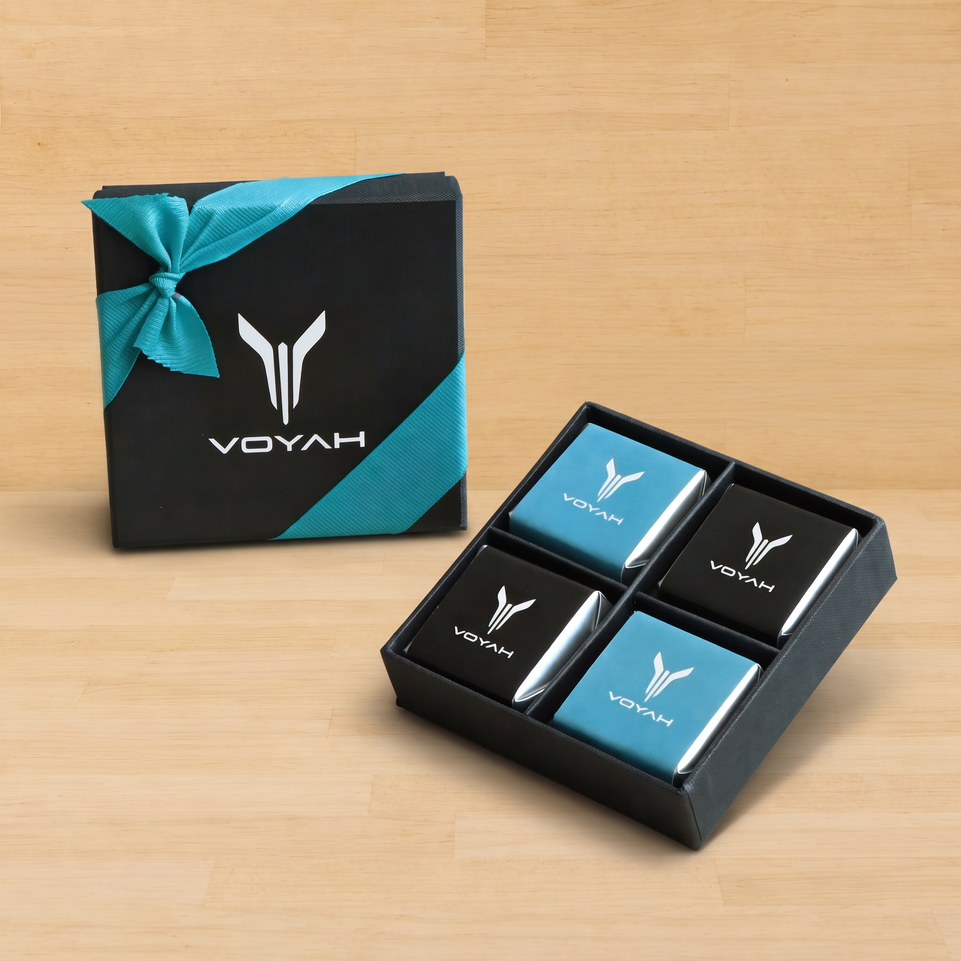 Set of 15 Corporate customized chocolate 4P hard box