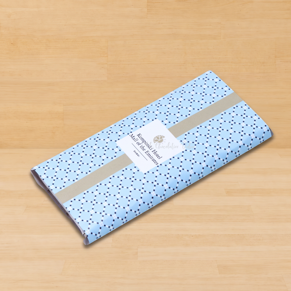 Set of 10 corporate branded plain milk loose chocolate bar