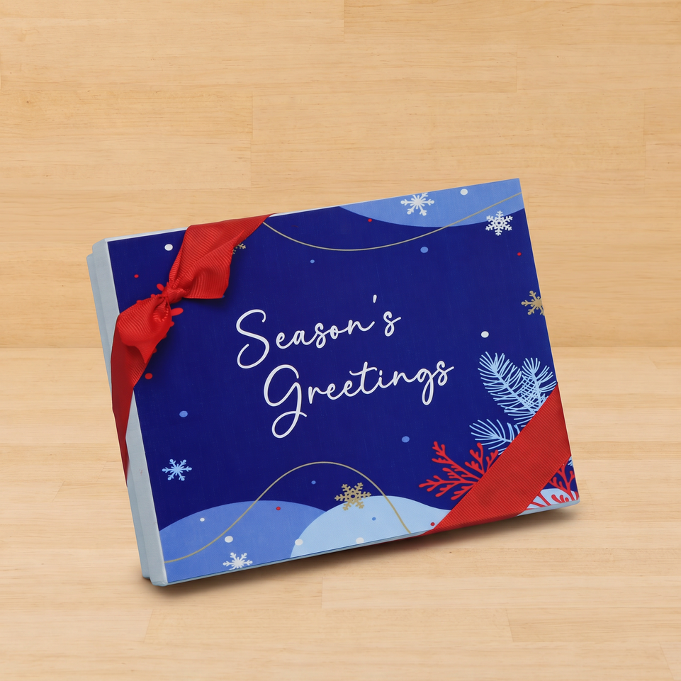 Season's greetings designed premium chocolate 12P hard box
