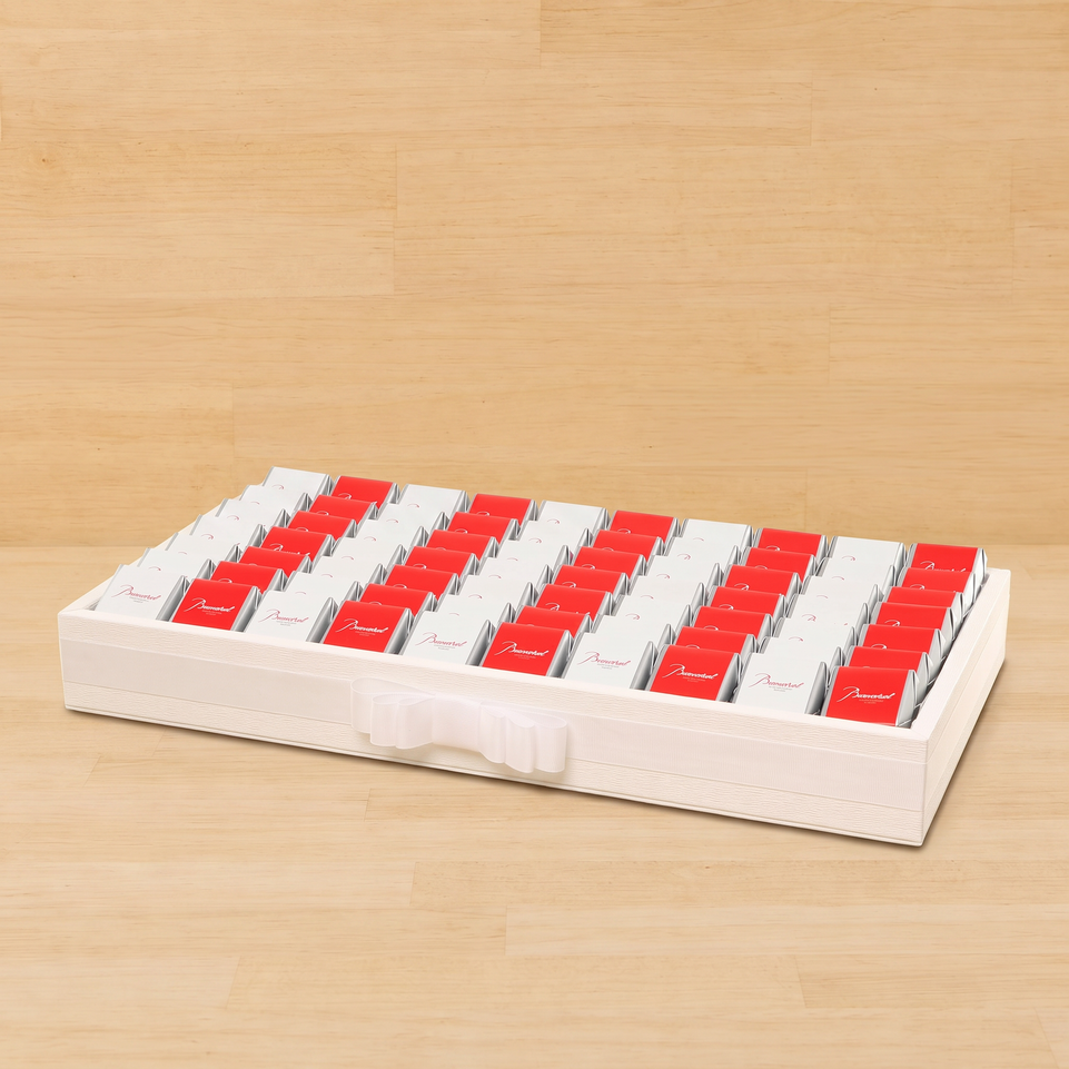 Corporate customized premium chocolate medium leather tray