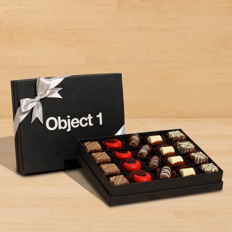 Set of 3 Corporate customized premium chocolate 20P hard box