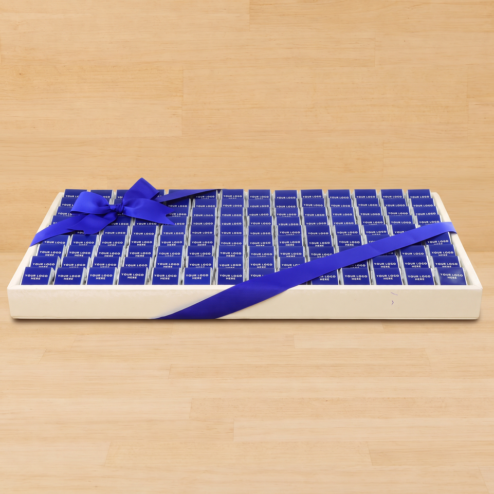 Corporate customized premium chocolate large leather tray