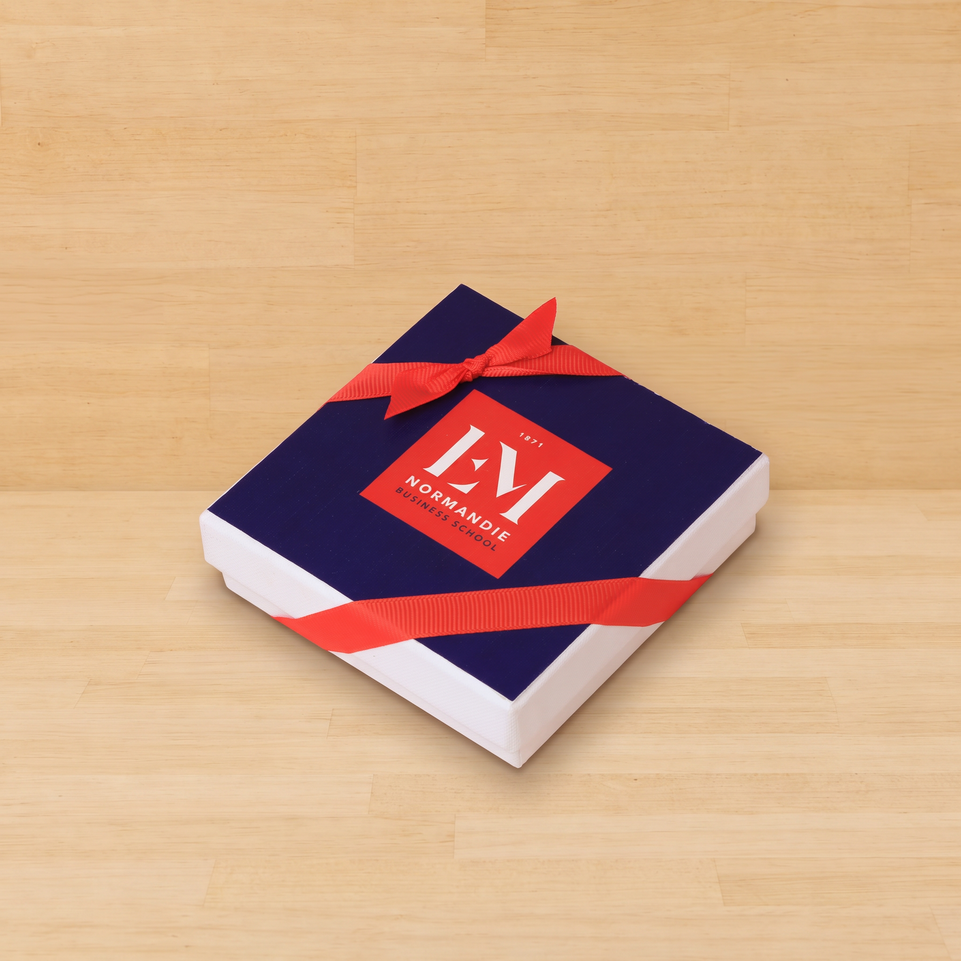 Corporate customized premium chocolate 4P hard box