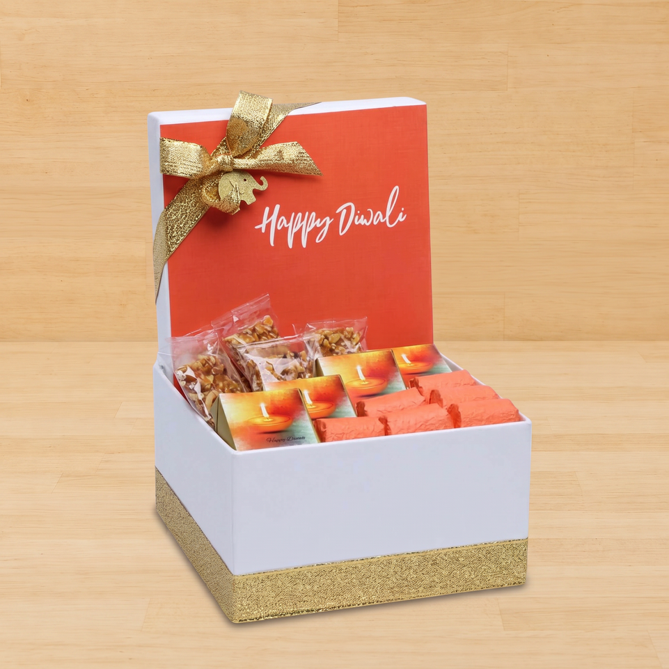 Happy diwali chocolate & sweets small hamper