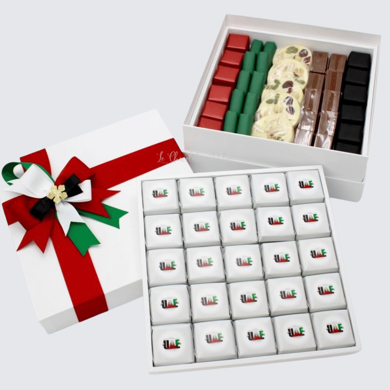 National day designed premium chocolate 2-layer hard box