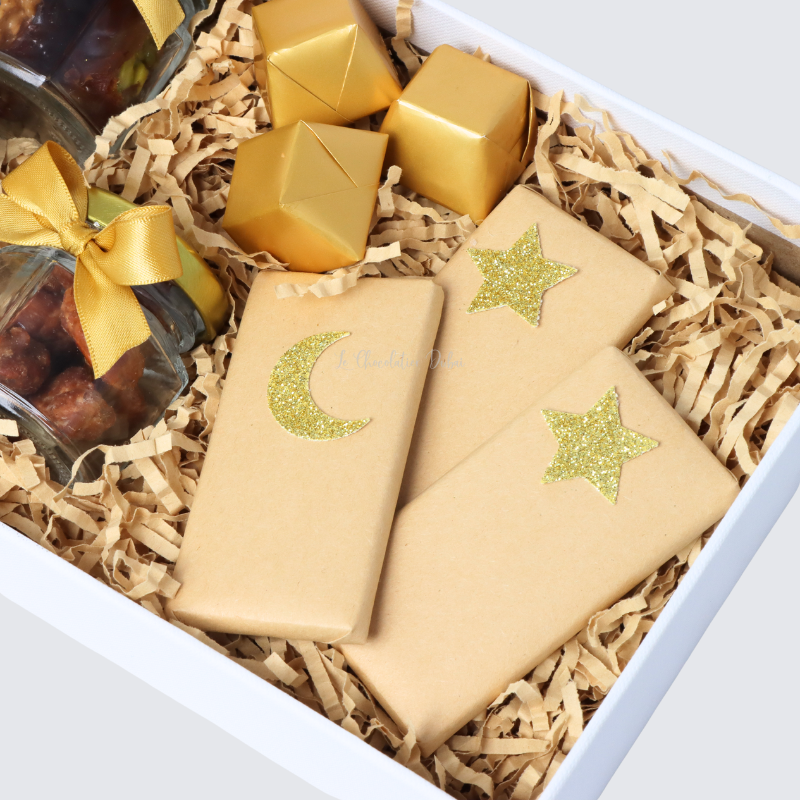 Ramadan decorated chocolate & sweet jars hard box