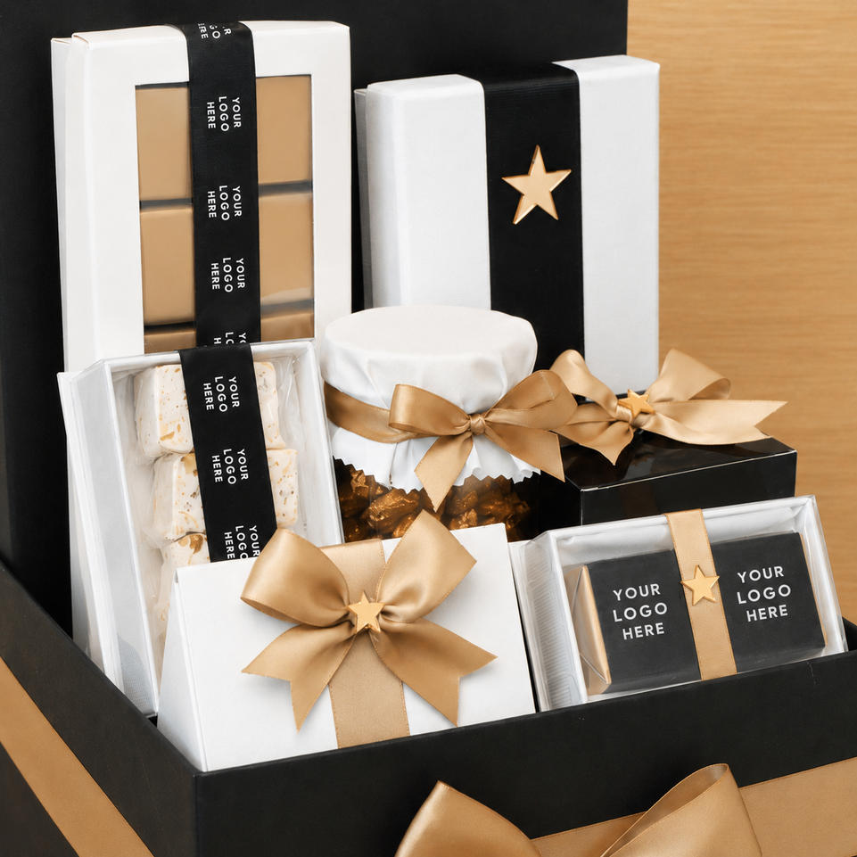 Corporate customized premium chocolate & sweets large hamper