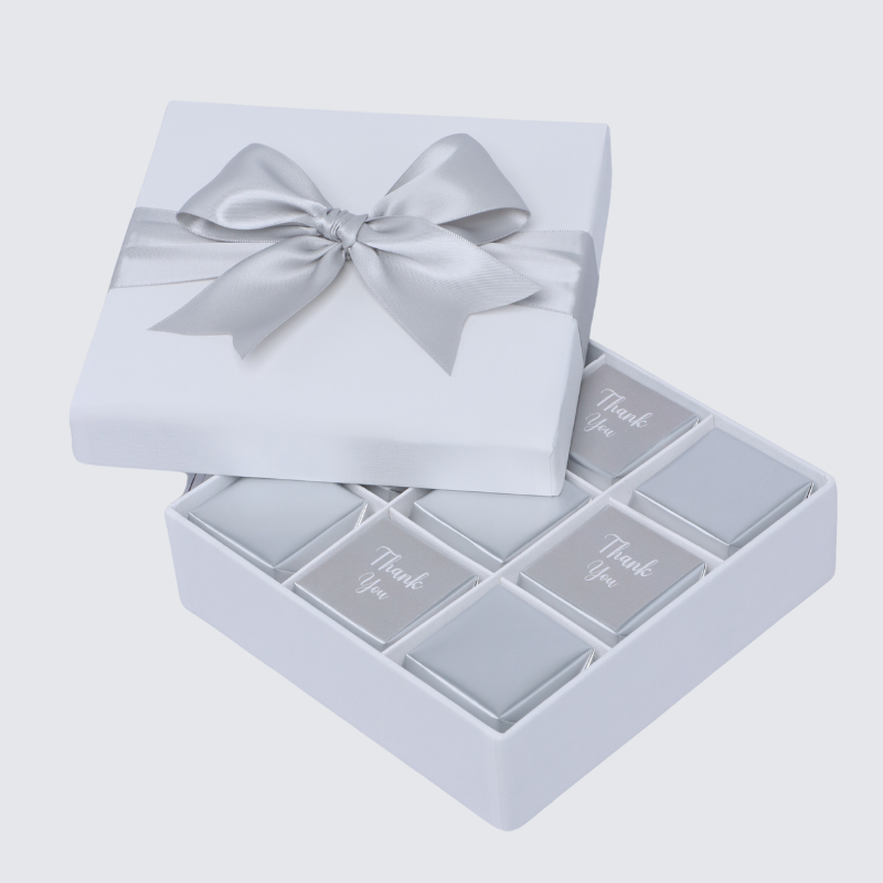 "Thank you" classic 9-piece premium chocolate hard box